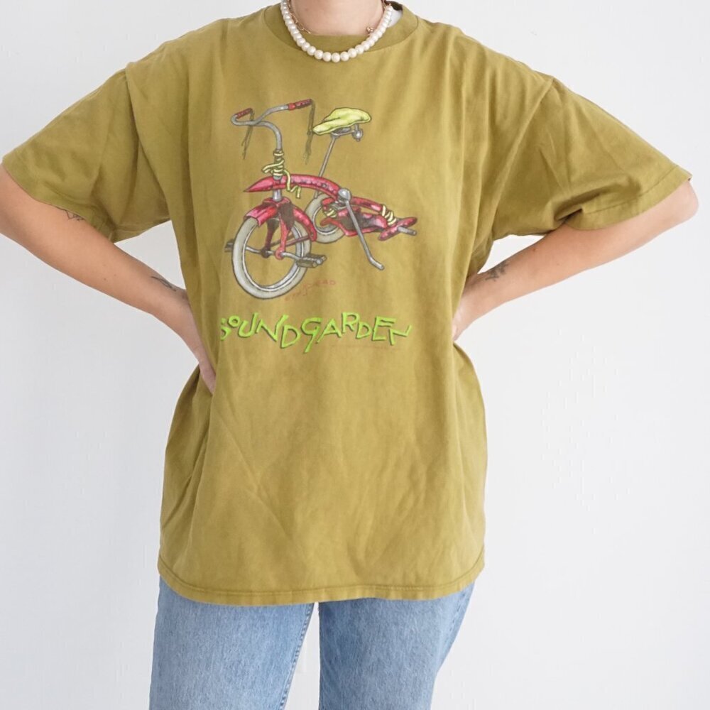 Vintage Soundgarden 1994 Pushead Kickstand Super Unknown Concert T Shirt L